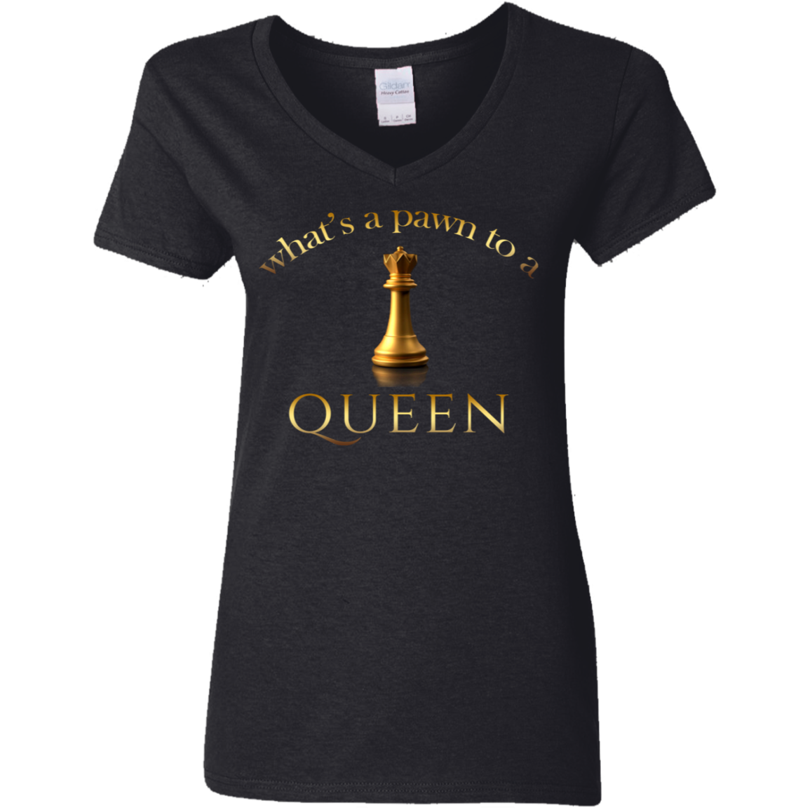 STILL DOPE Queen V-Neck T-Shirt (Ladies)